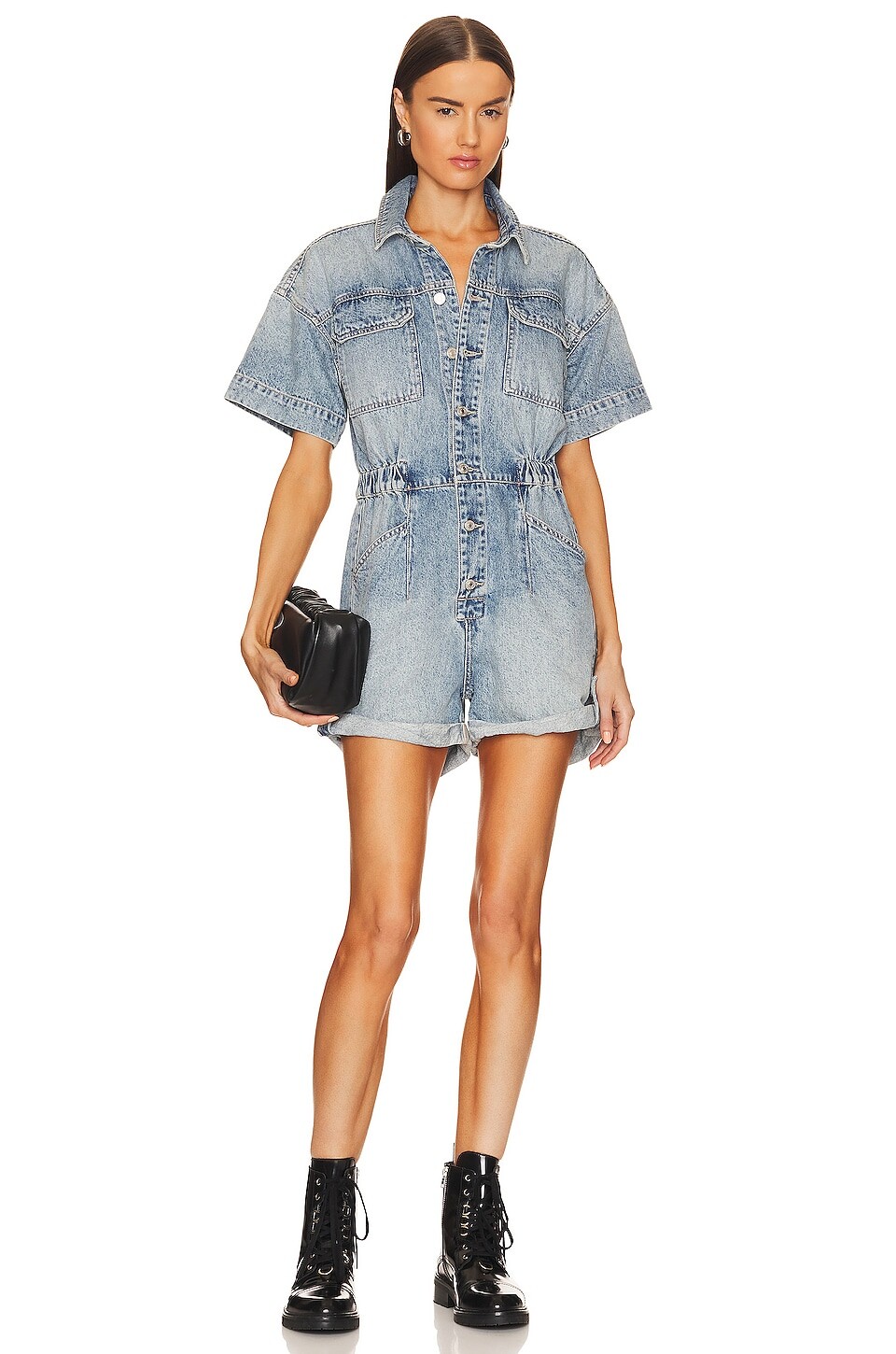 

Шорты Free People Marci Cuffed Shortall, цвет Marrakesh