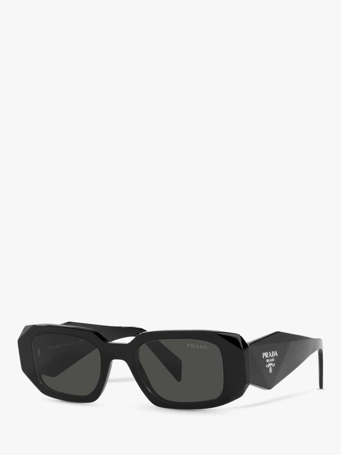 

Женские квадратные солнцезащитные очки Prada PR 17WS, черные