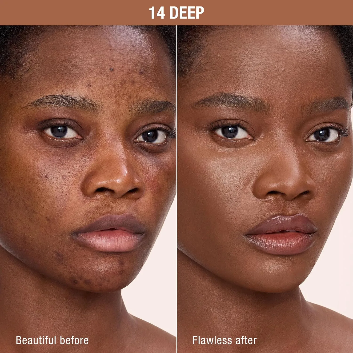 Charlotte Tilbury AIRbrush Flawless Blur Concealer - долговечный консилер для темных кругов, несовершенств и покраснений, увлажняющий, стойкий к складкам, с полным покрытием и натуральным матовым финишем, 14 Deep - Deep with cool undertones — фото 2