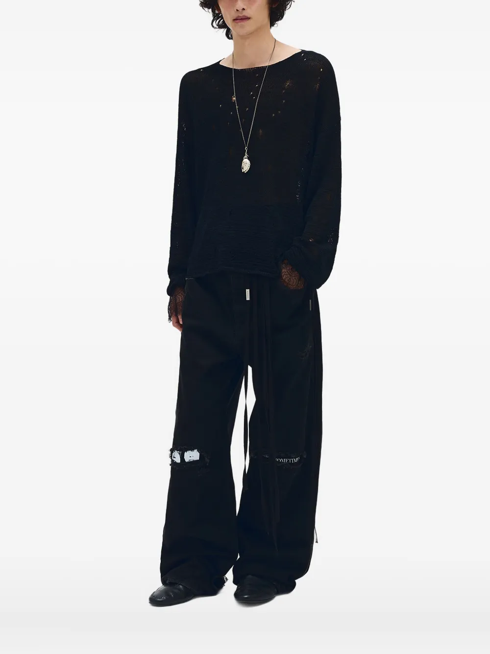 

Джемпер Lindor Ann Demeulemeester, черный