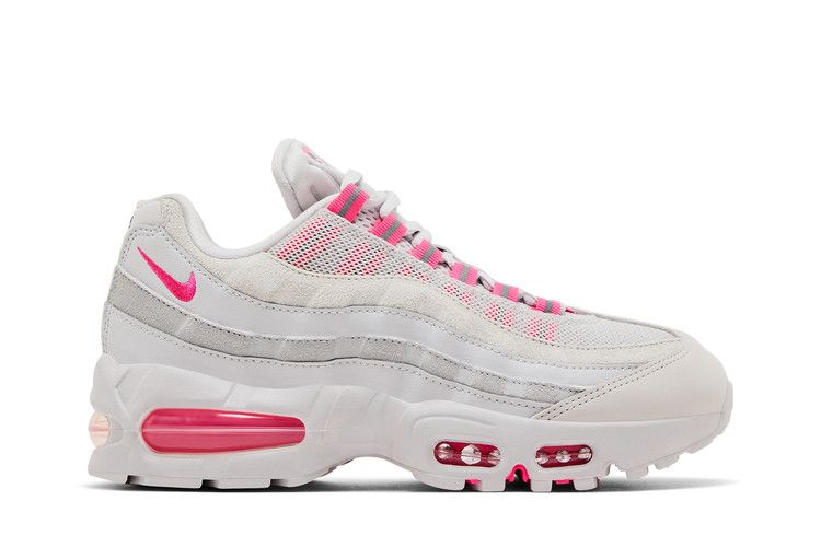 Кроссовки Nike Wmns Air Max 95 OG 'Vast Grey Hyper Pink', кремовый — фото 2
