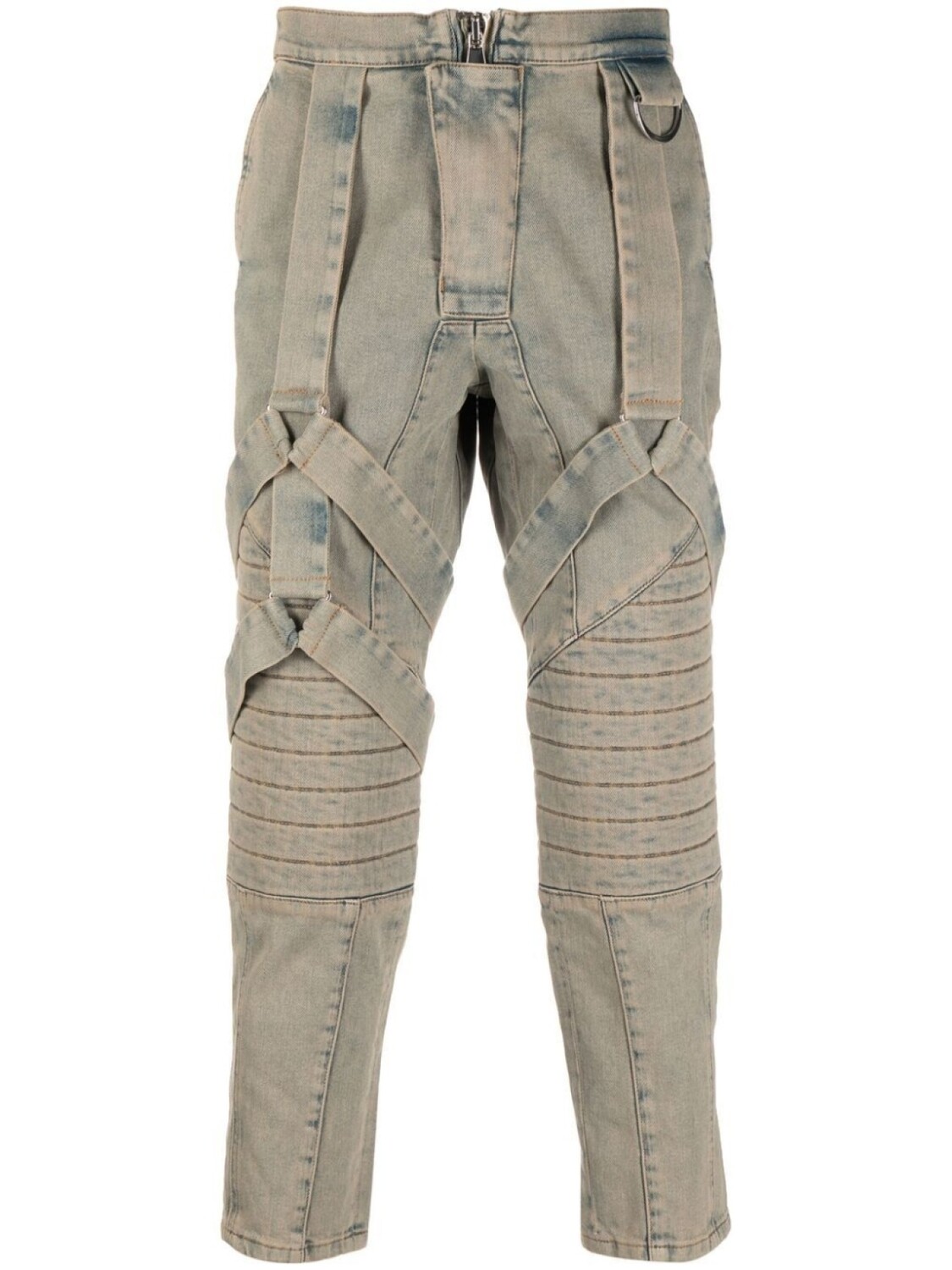 

Balmain джинсы узкого кроя, зеленый