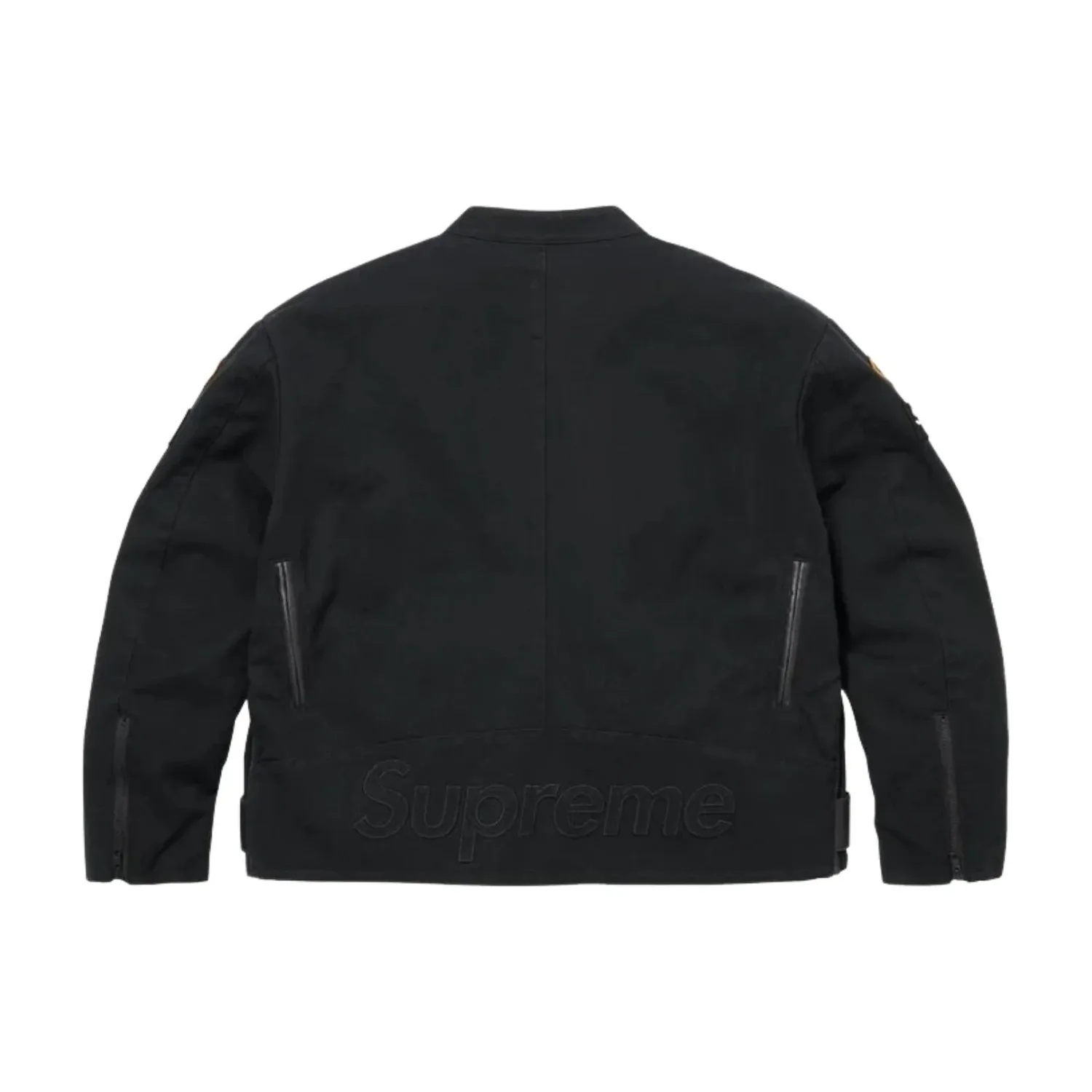 Куртка Supreme x Vanson SS26 из кожи Cordura, цвет 'Black' — фото 3