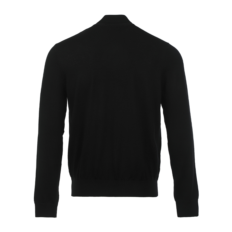 EMPORIO ARMANI Куртка-свитер FW25 на молнии мужская black — фото 3
