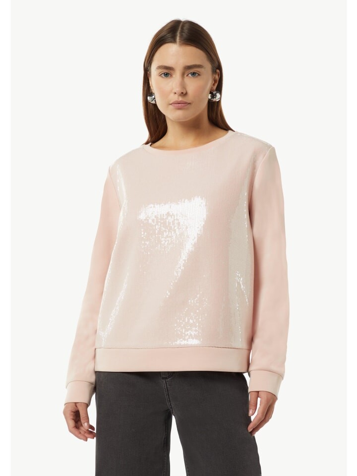 

Толстовка comma Sweatshirt langarm, розовый