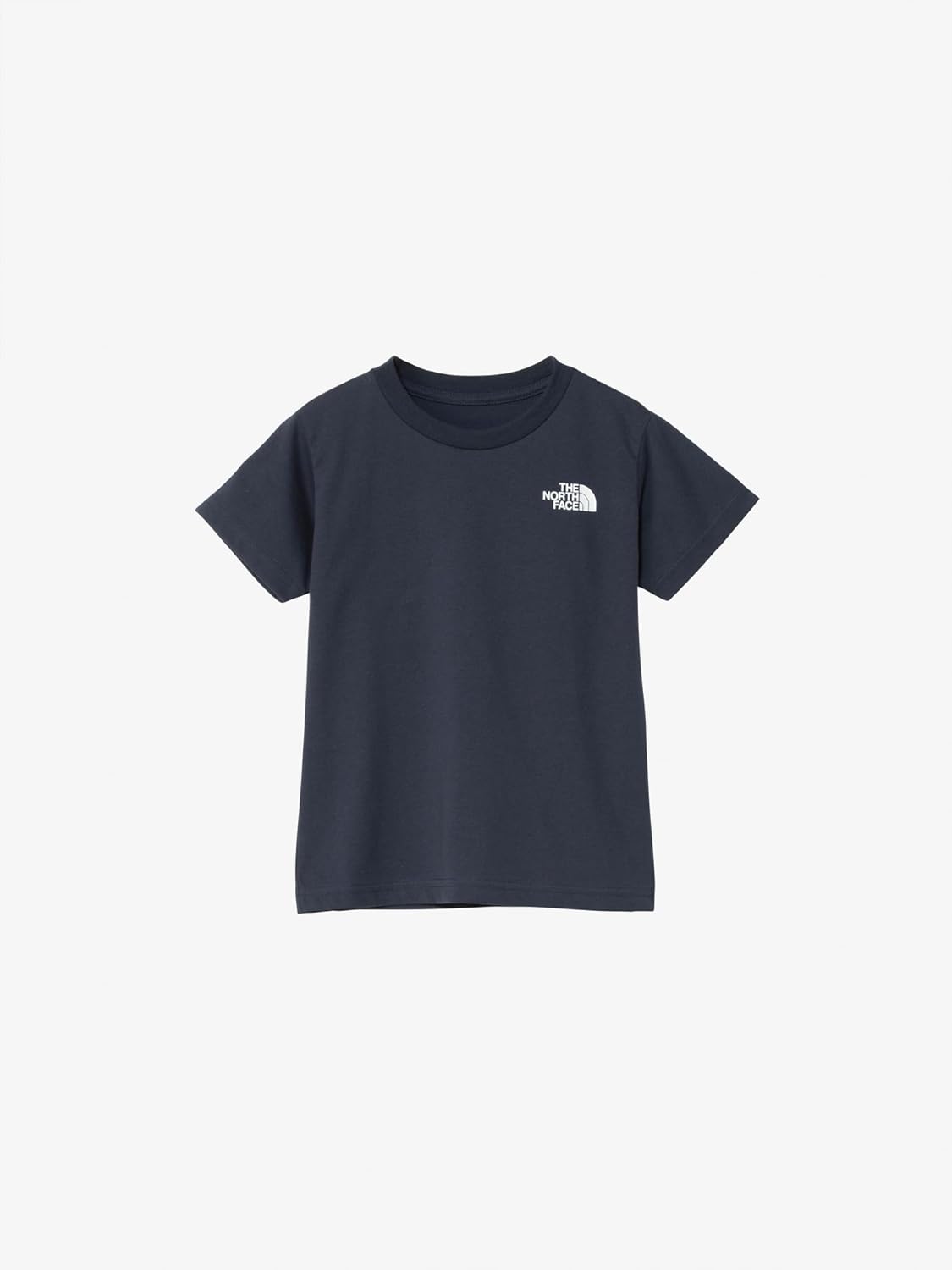 Детская футболка с коротким рукавом и квадратным логотипом THE NORTH FACE, унисекс, темно-синий — фото 2