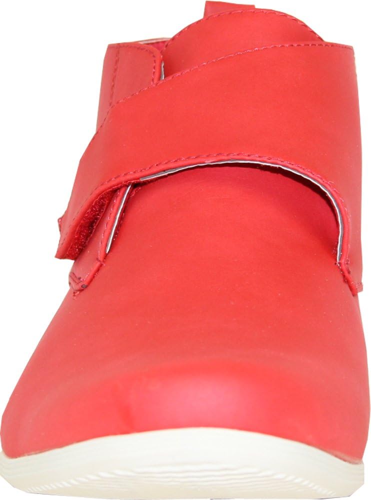 Мужские повседневные ботинки CORONADO CODY-7 Comfort Soft Desert Boots с миндалевидным носком и регулируемой пряжкой, красные, красный — фото 2