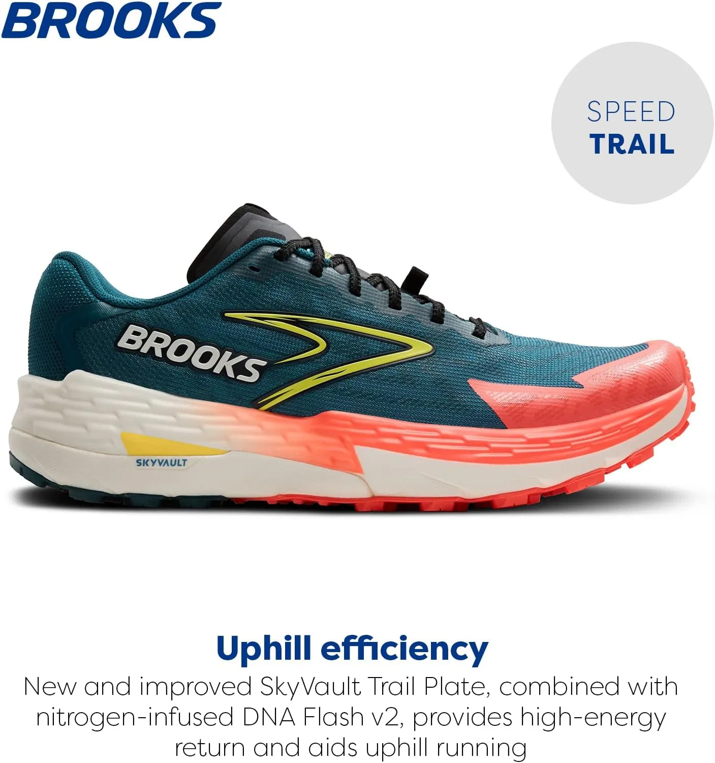 Мужские кроссовки Brooks Catamount 4, Legion Blue Celestial Flame — фото 2