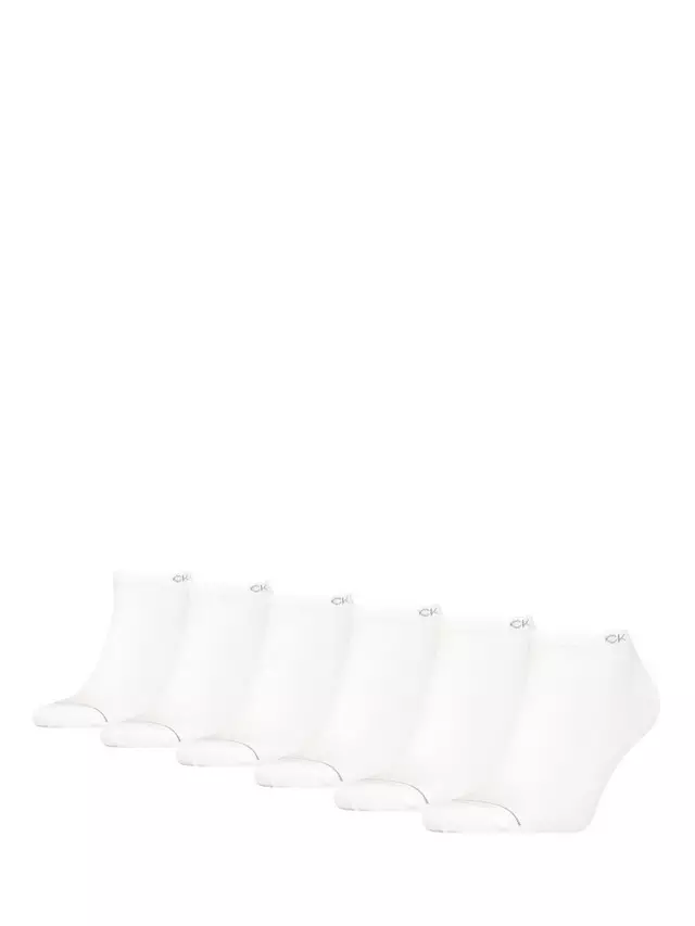 

Носки Calvin Klein Logo Ankle 6 шт, цвет 002 white