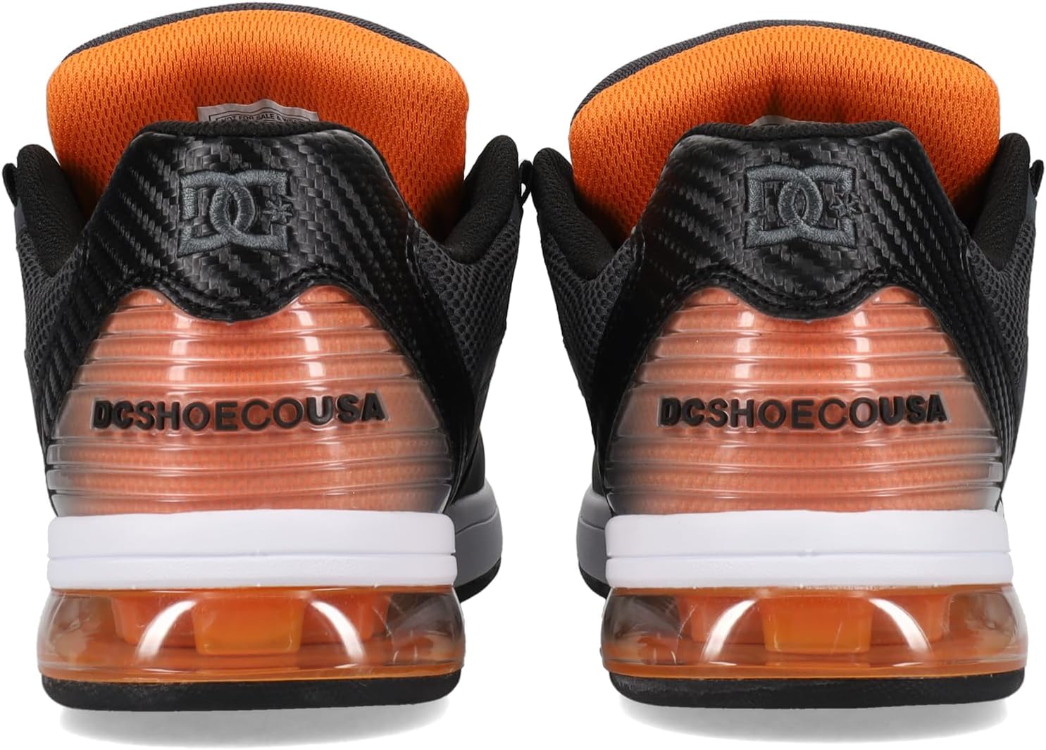 Мужские кроссовки DC Shoes, черный/оранжевый/серый — фото 3