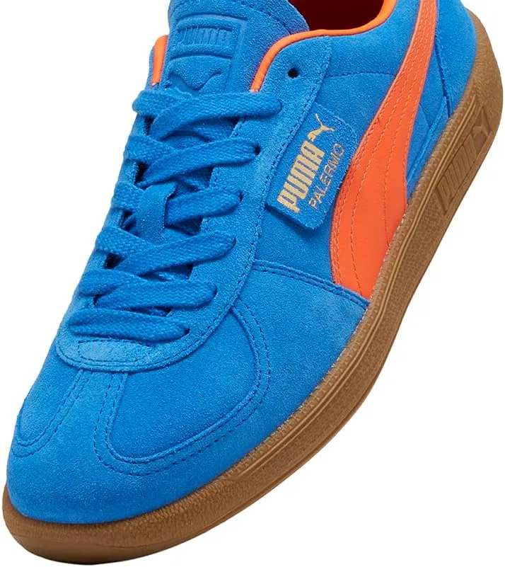 Кроссовки мужские PUMA Palermo Leather, цвет Blue — фото 3
