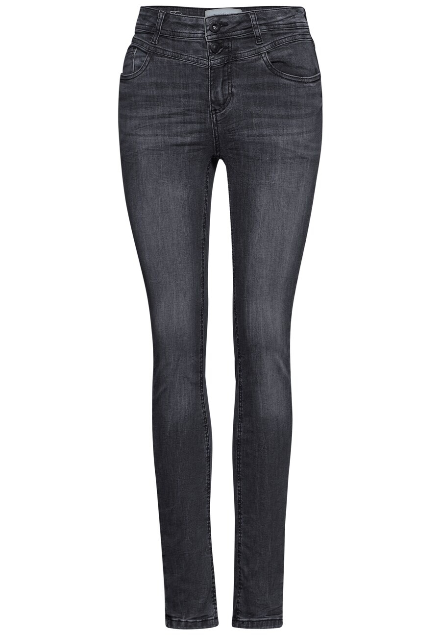 

Джинсы STREET ONE Slim fit Jeans, серый деним
