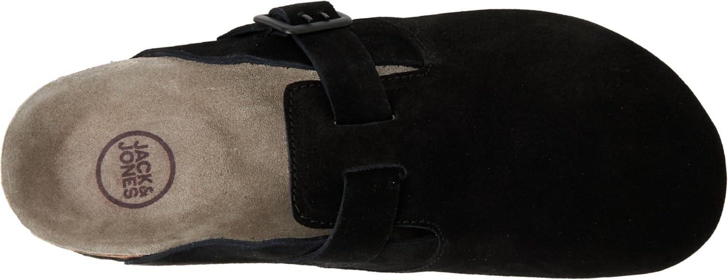 Мужские мюли JACK JONES Jfwlouis из замши Jack & Jones, Charcoal — фото 3