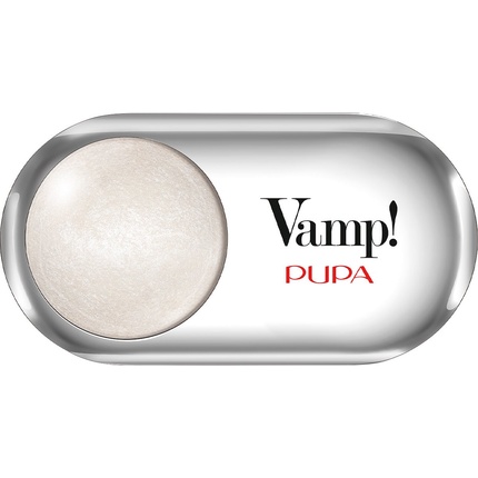 

Тени для век Vamp - 401 White Snow - для влажной и сухой нанесения - 1 грамм Pupa Milano