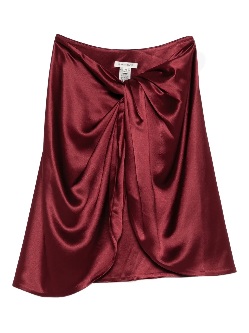 

Шарф с собранными деталями Pinlos By Malene Birger, красный