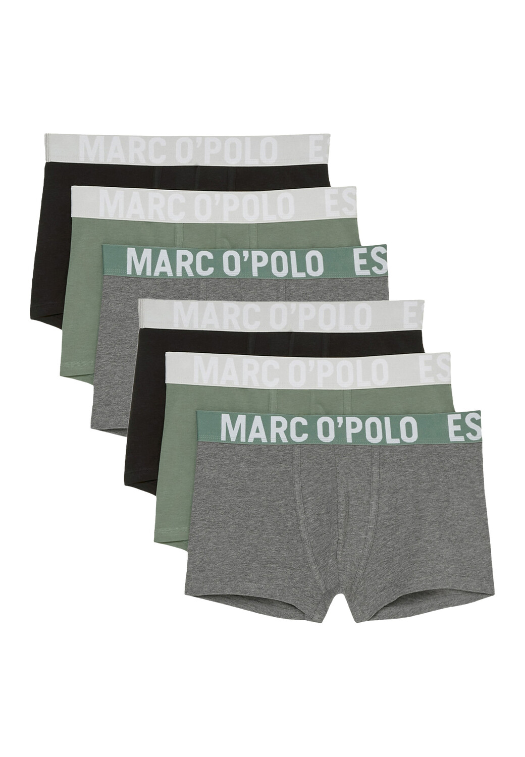 

Трусы Marc O´Polo Hipster Short/Pant Essentials, цвет Schwarz/Grau/Grün