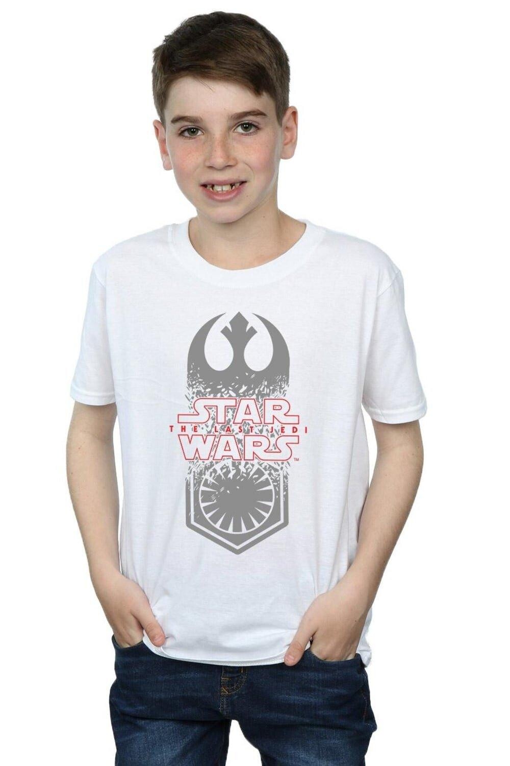 

Футболка «Последний джедай с символом Крэша» Star Wars, белый