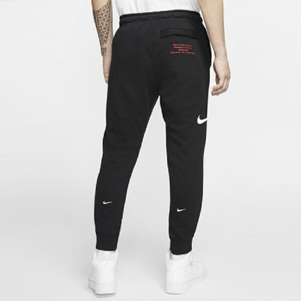 Спортивные штаны Nike Sportswear Swoosh Slim Fit Casual Sports Long Pants Black, черный — фото 4