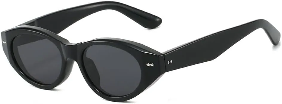 

Солнцезащитные очки UV400 - «Кошачий глаз», цвет «чайное желе», с заклепками, для женщин и мужчин, для бега и занятий спортом на открытом воздухе UYPTK, Black Black