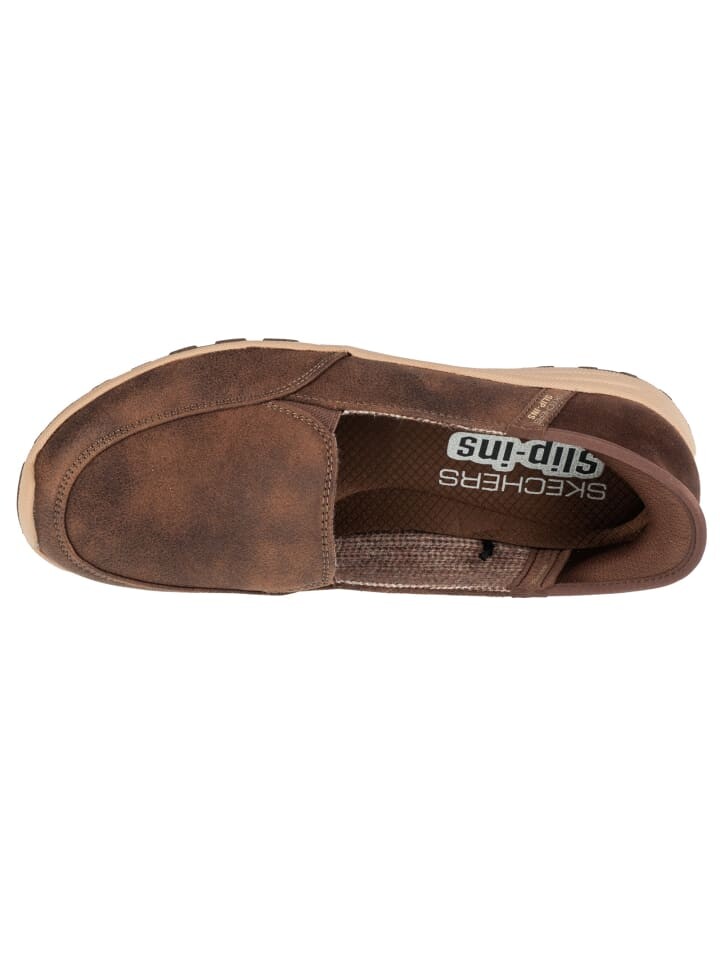 Кроссовки на шнуровке Skechers Slip-Ins: Reggae Fest 2.0 - Classically, коричневый — фото 3