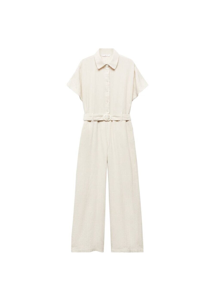 

Комбинезон MANGO Jumpsuit Bambie, бежевый
