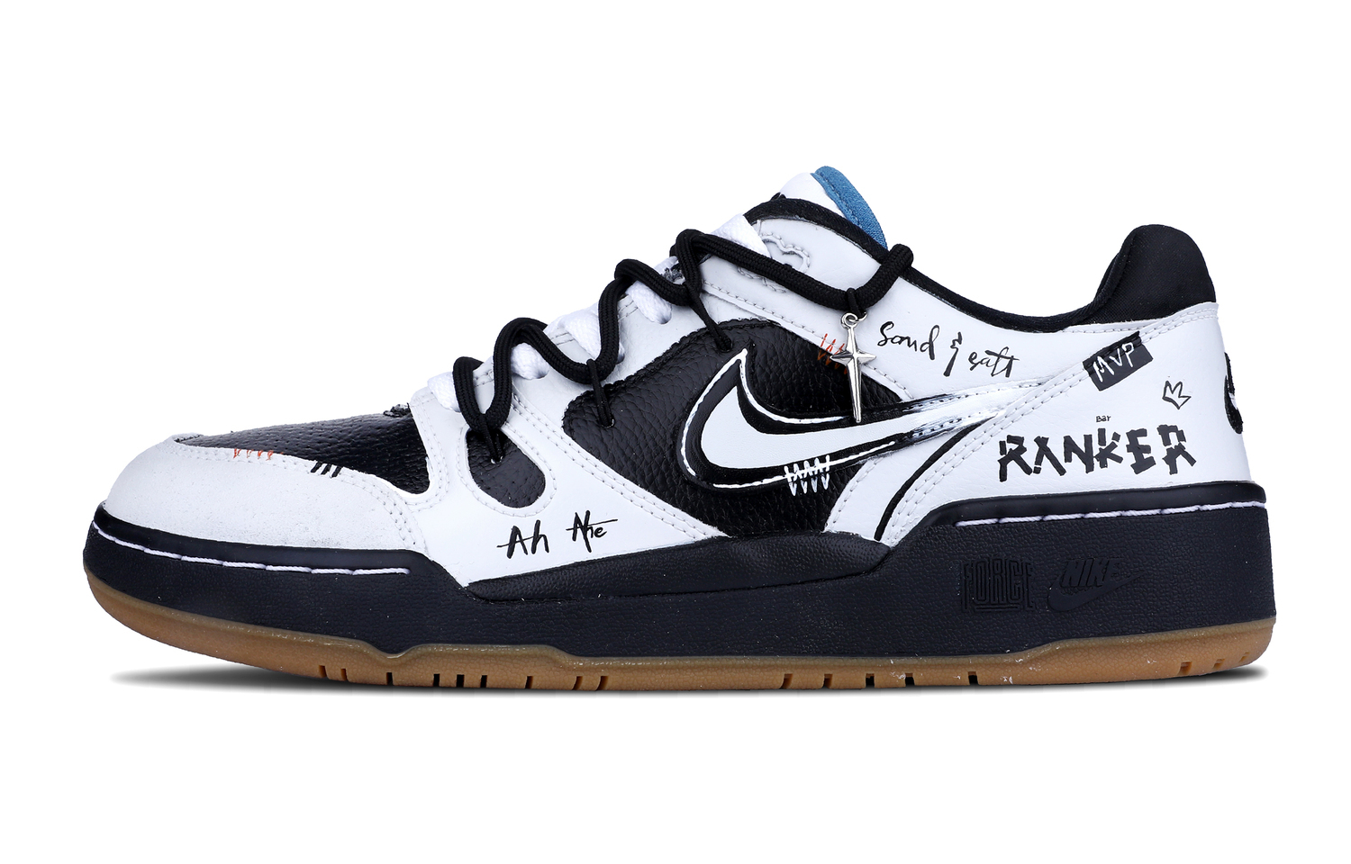 

Full Force Huijie, гелевая пленка, устойчивые к истиранию на асфальте, низкие кроссовки для скейтбординга, мужские, Nike, черный/серый