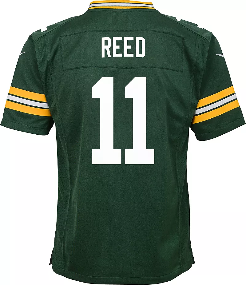 Игровая майка Nike Youth Green Bay Packers Джейдена Рида № 11 — фото 3