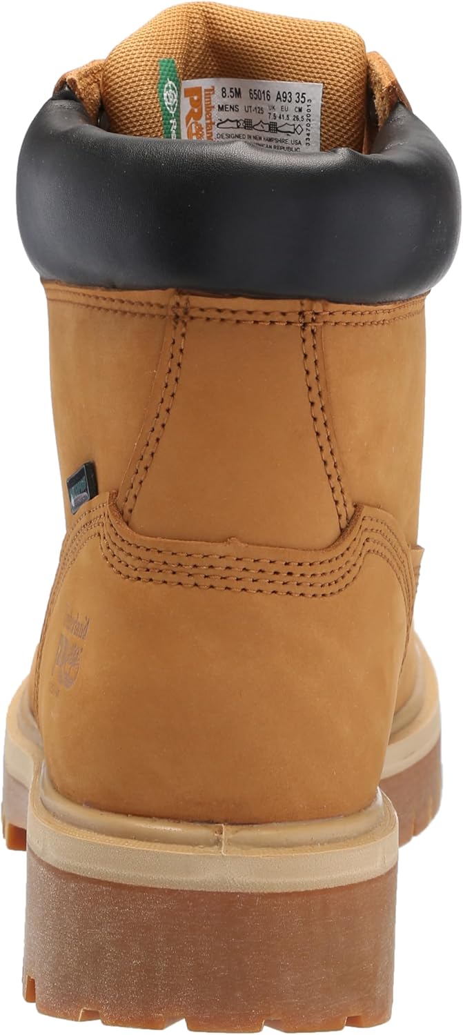 Timberland PRO мужские, стальной носок, EH, утепленные, waterproof, 6-дюймовые рабочие ботинки, Wheat-2024 New — фото 3