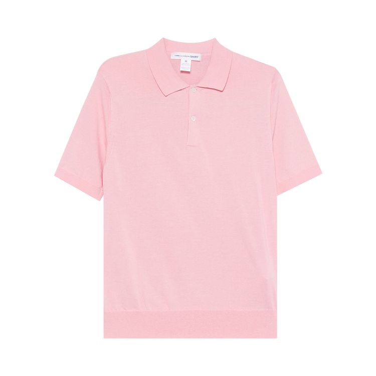 

Рубашка Comme des Garçons SHIRT Classic Knitted Polo Shirt 'Pink', розовый