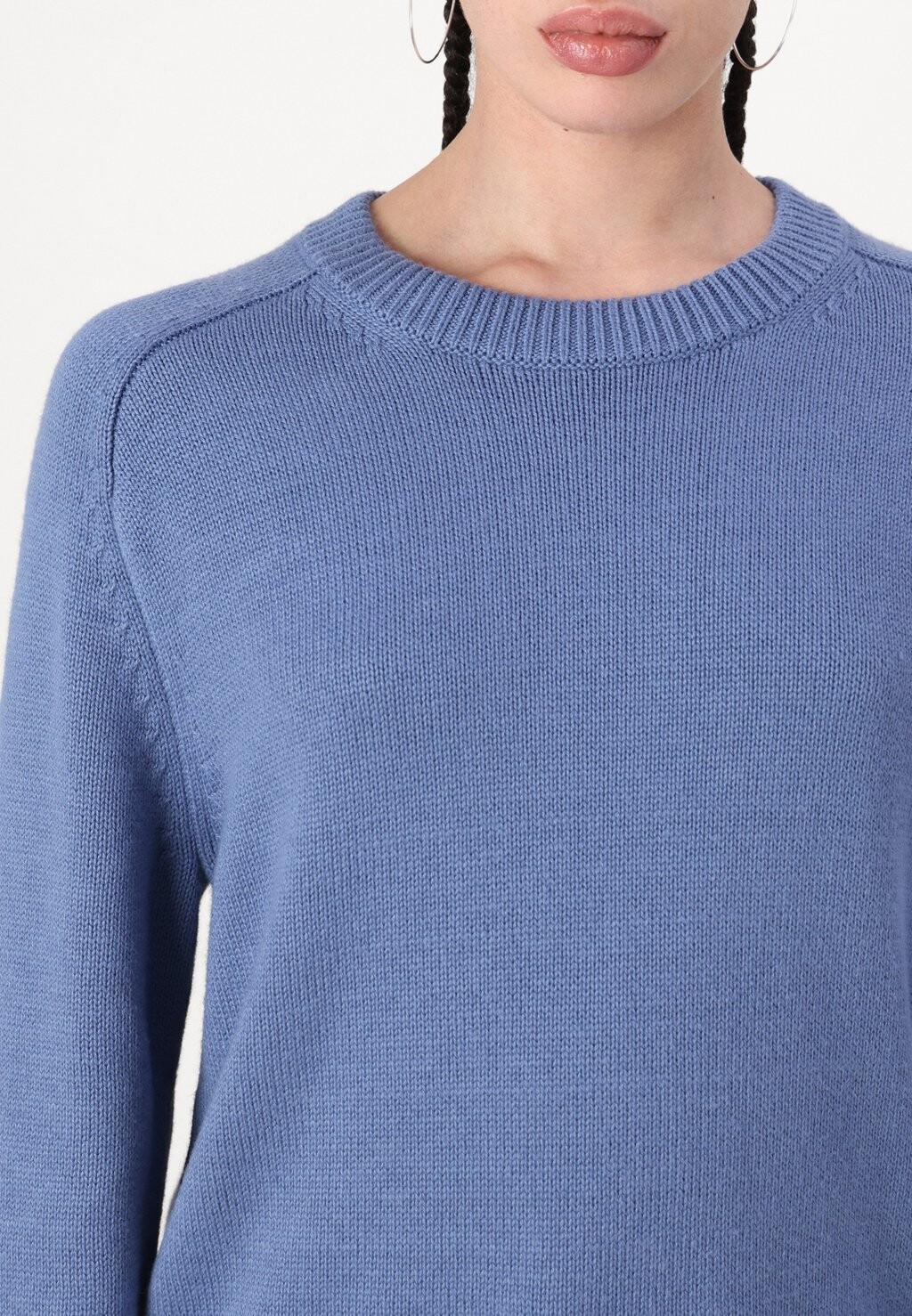 

Джемпер BIG AVERY EASY CREWNECK Abercrombie & Fitch, синий