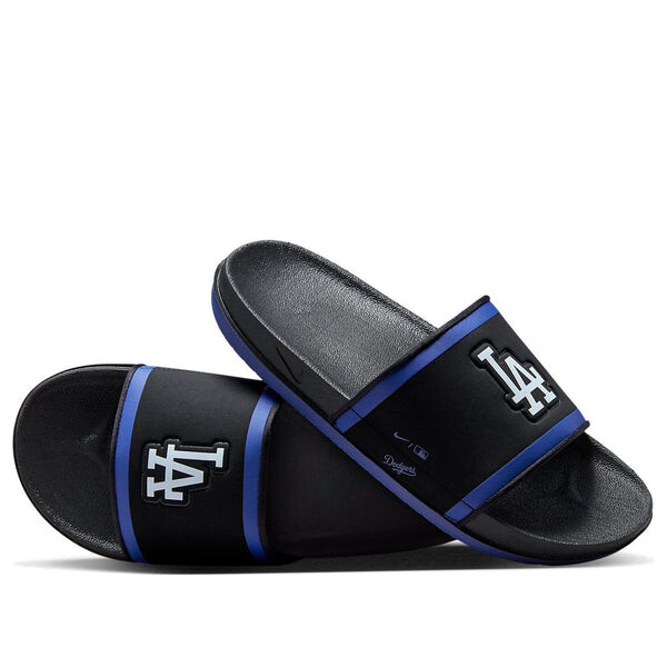 

Тапочки mlb x offcourt slide 'los angeles dodgers' Nike, черный