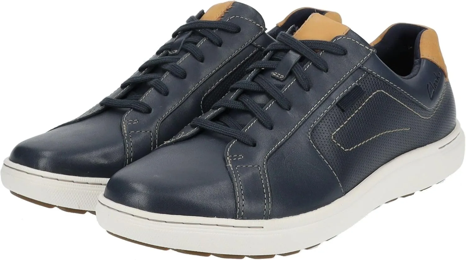 Мужские кроссовки Clarks Mapstone Lace Suede Blue, темно-синий — фото 3