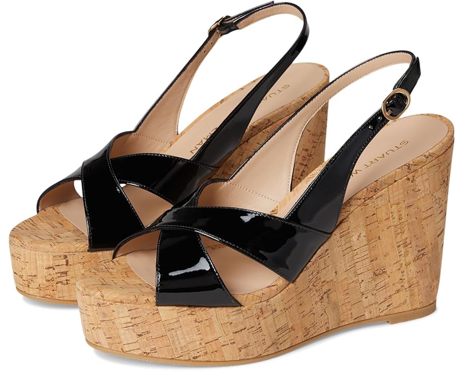 Туфли Stuart Weitzman Dayna Slingback Wedge, черный