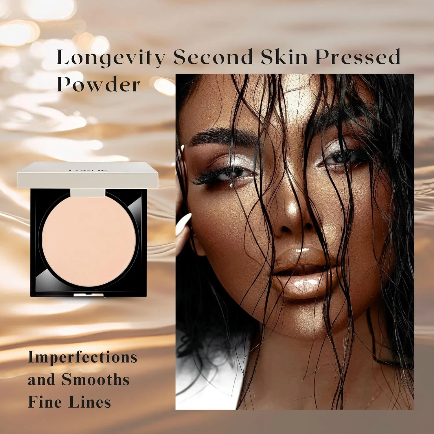 Пудра компактная GA-DE Longevity Second Skin Press Powder 505 Light 0.4 oz — фото 2