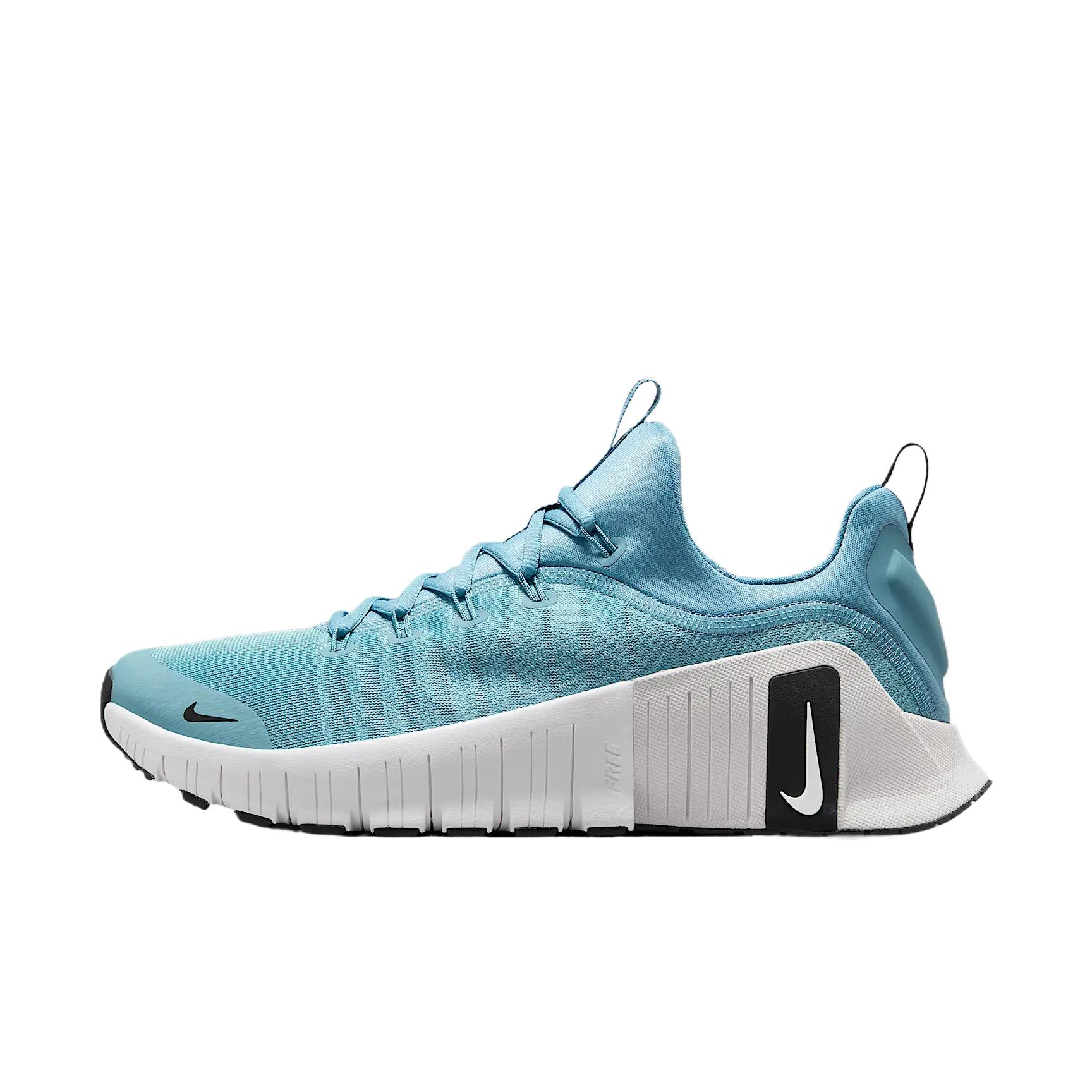 Nike Free Metcon 6 Denim Turquoise Black Vast Grey White — фото 3