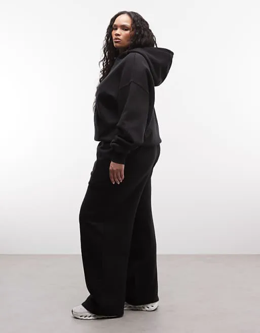 

4505 Curve Icon Rest Day из тяжелого хлопка плотностью 440 г/кв.м., широкие брюки черного цвета