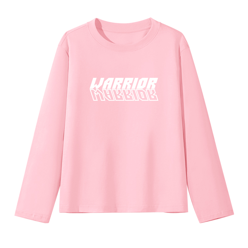 

Футболка для детей Crew Neck Moderate WARRIOR, розовый/h белый overlap english