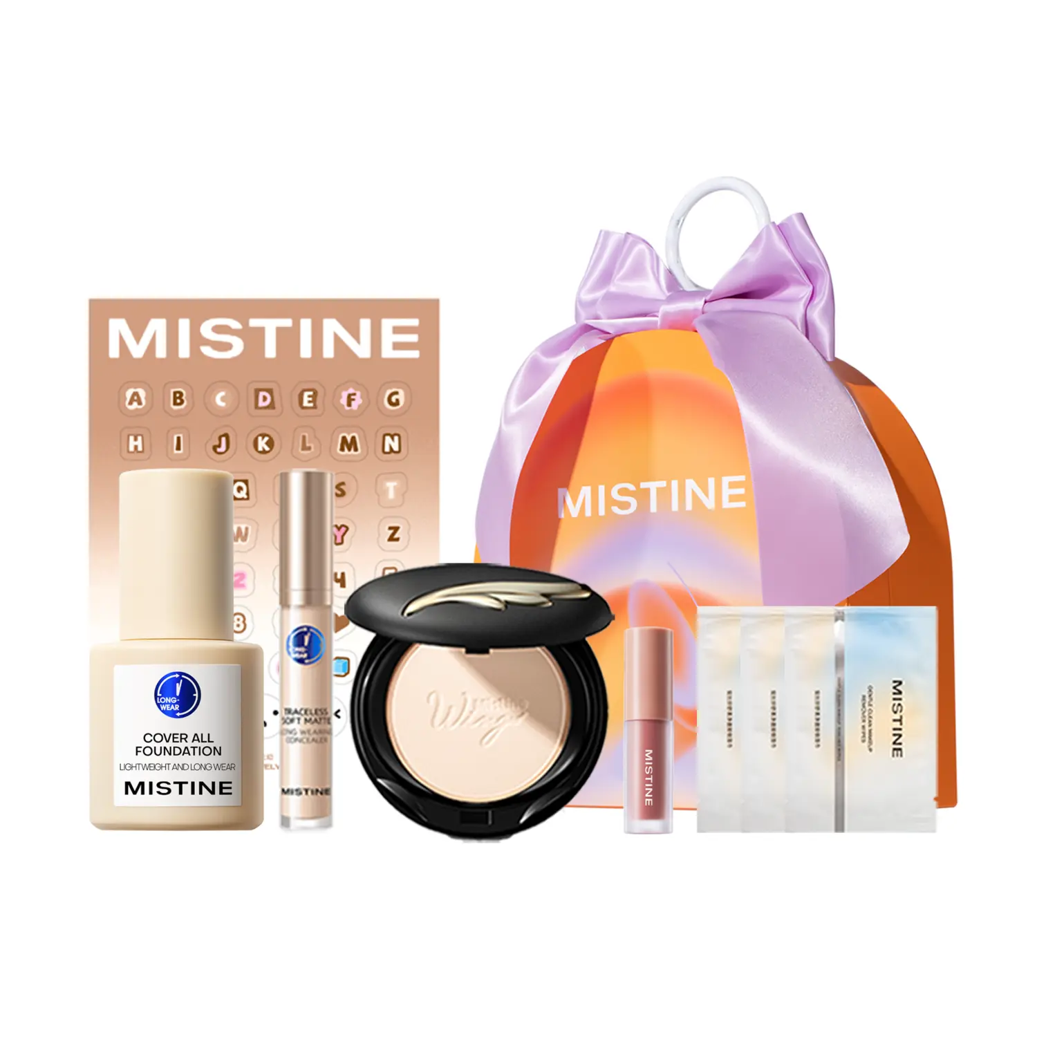 Подарочный набор декоративной косметики Mistine Maxine Joy Infinite Base Gift Box