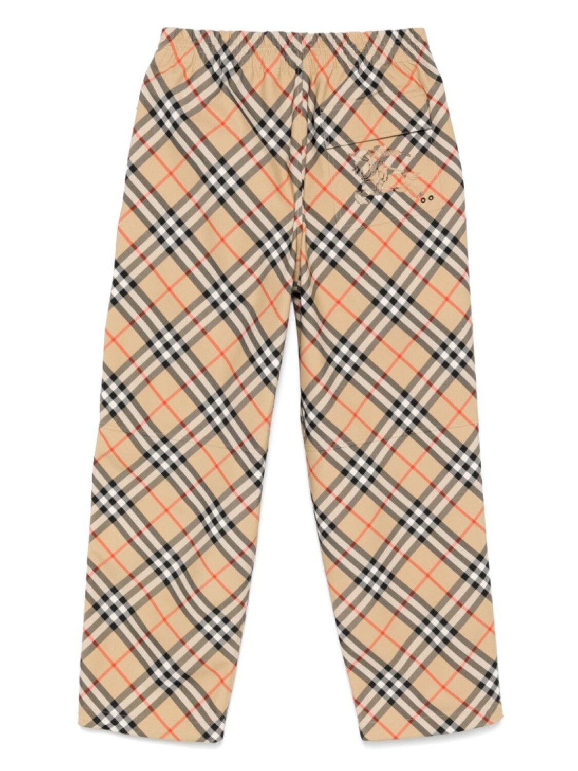 Брюки Burberry Vintage-Check, полиамид, полиэстер, нейтральный — фото 2