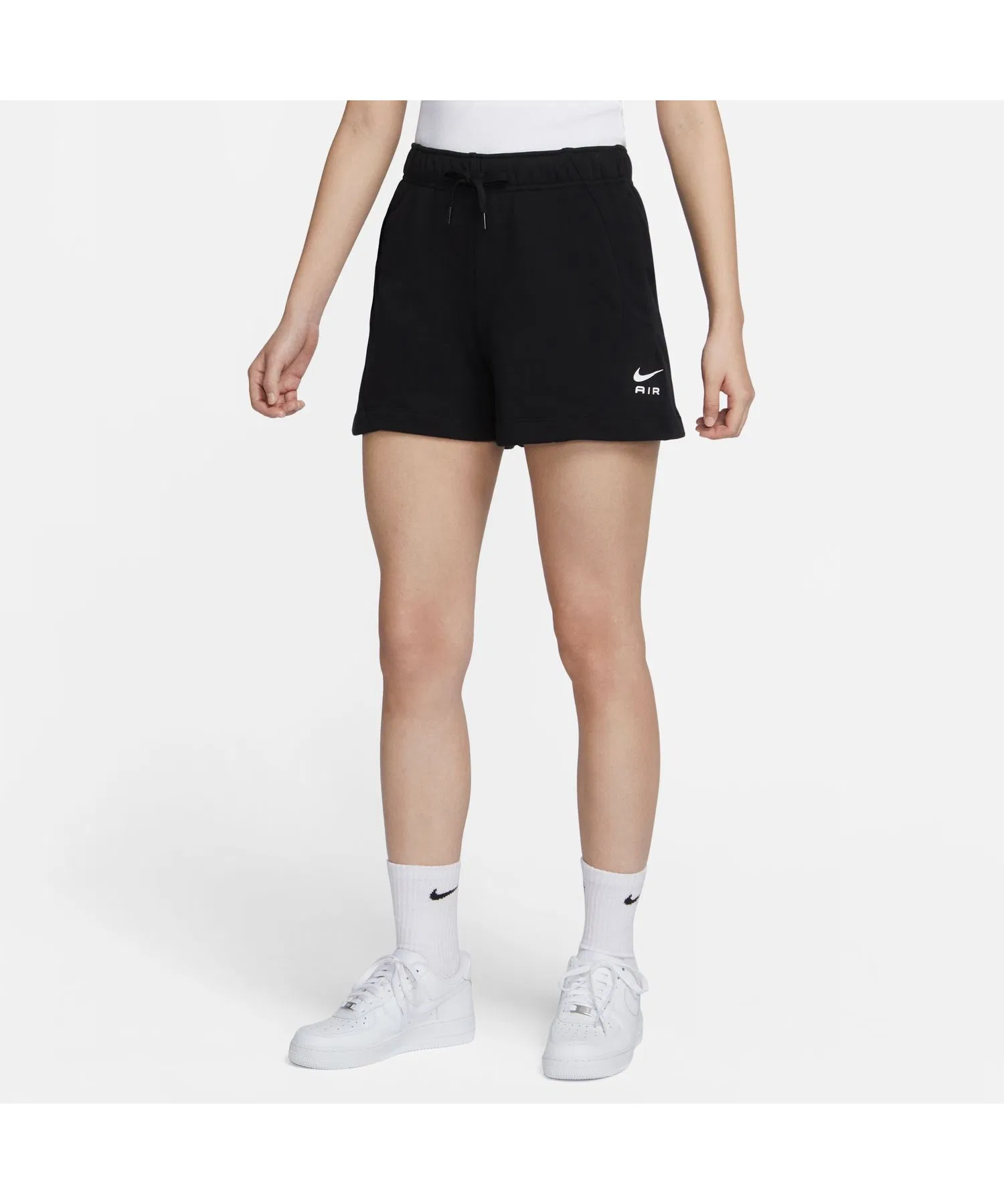 Женские флисовые шорты Nike Air чёрные