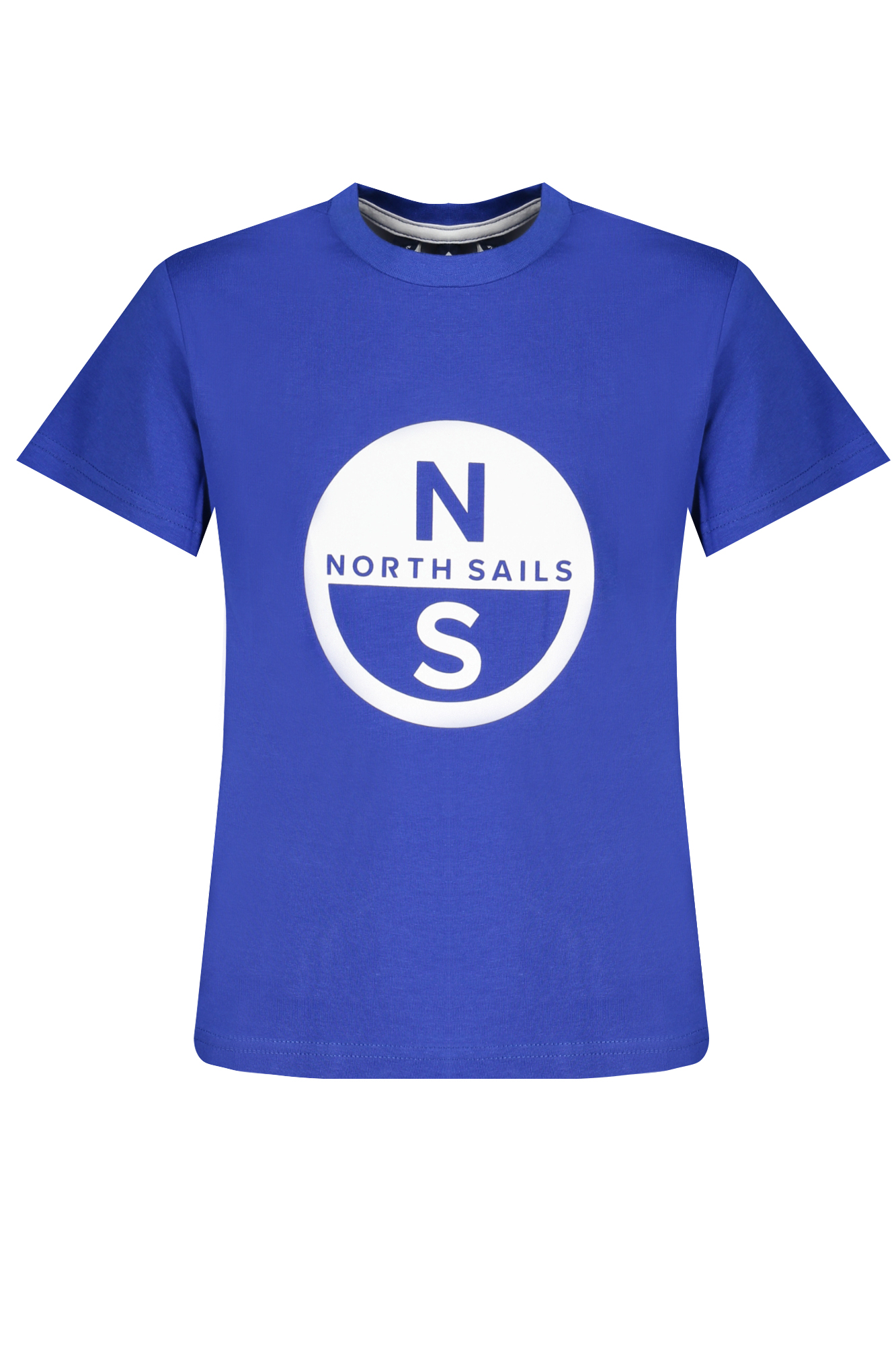 

Футболка детская North Sails хлопковая с большим логотипом, ярко-синий