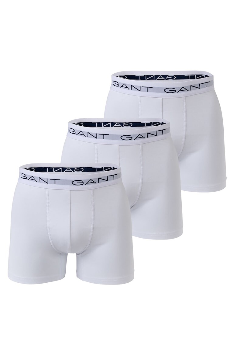 

Боксеры с логотипом, 3 пары Gant, белый