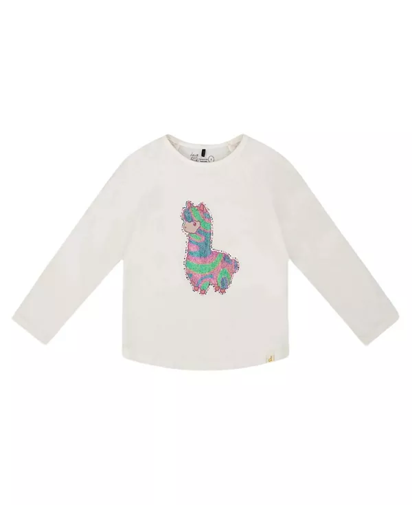 

Детская футболка из органического хлопка - для малышек и для взрослых. Deux Par Deux, белый