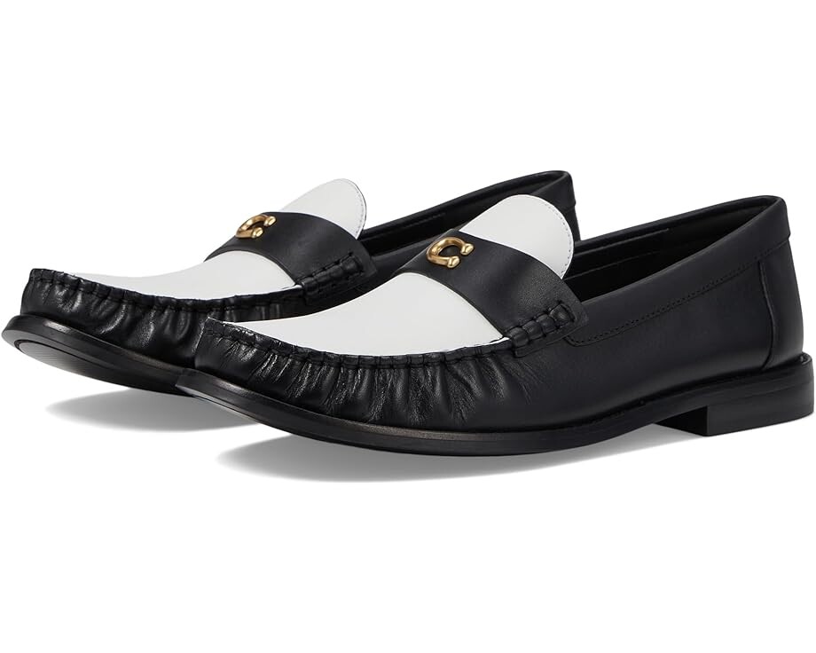Лоферы COACH Jolene Loafer, цвет Black/Optic White