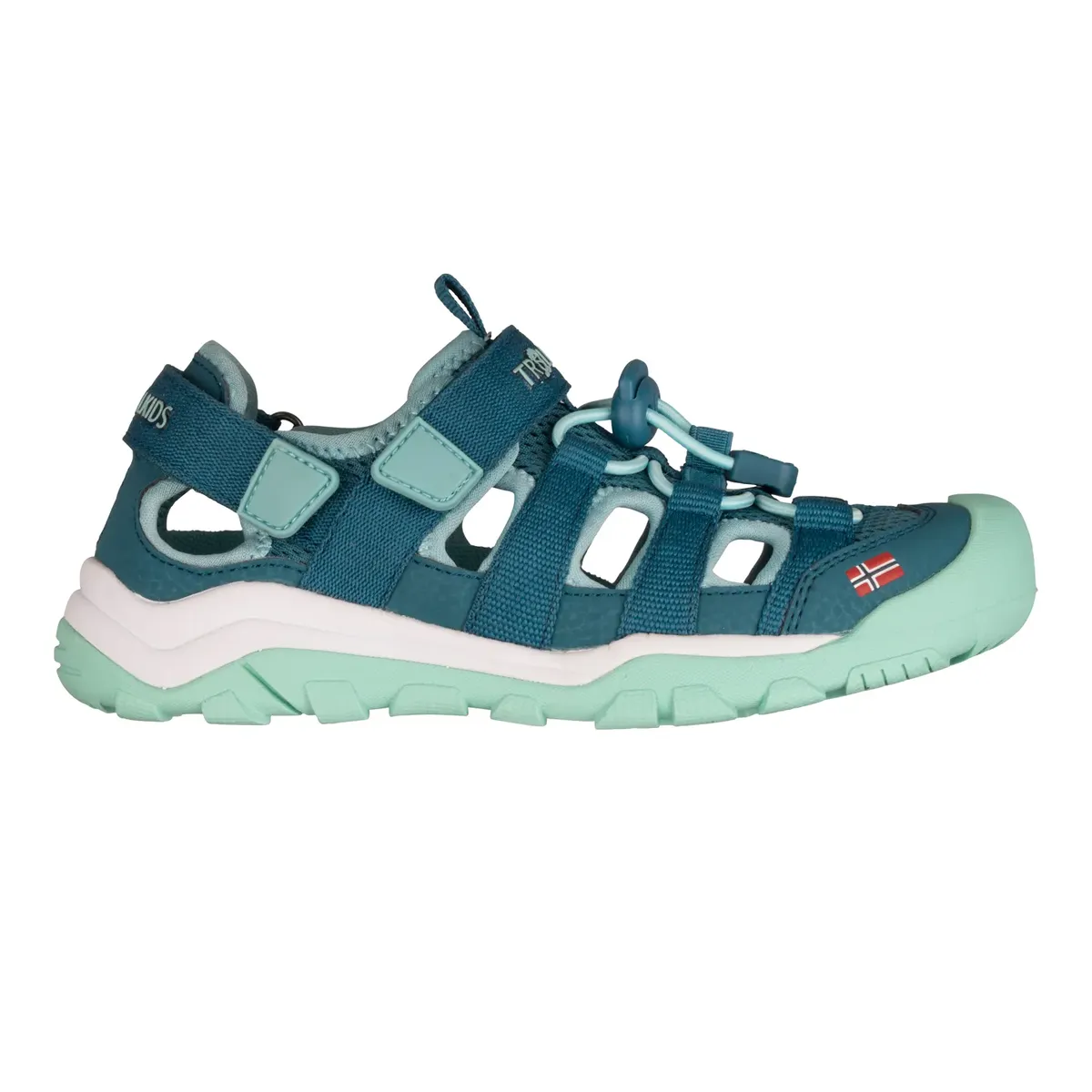 Уличные сандалии TROLLKIDS "KIDS KRISTIANSAND SANDAL XT", цвет Teal/Aqua — фото 2