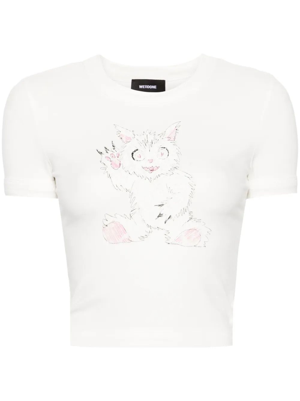 

Футболка Doodle Monster We11Done, белый