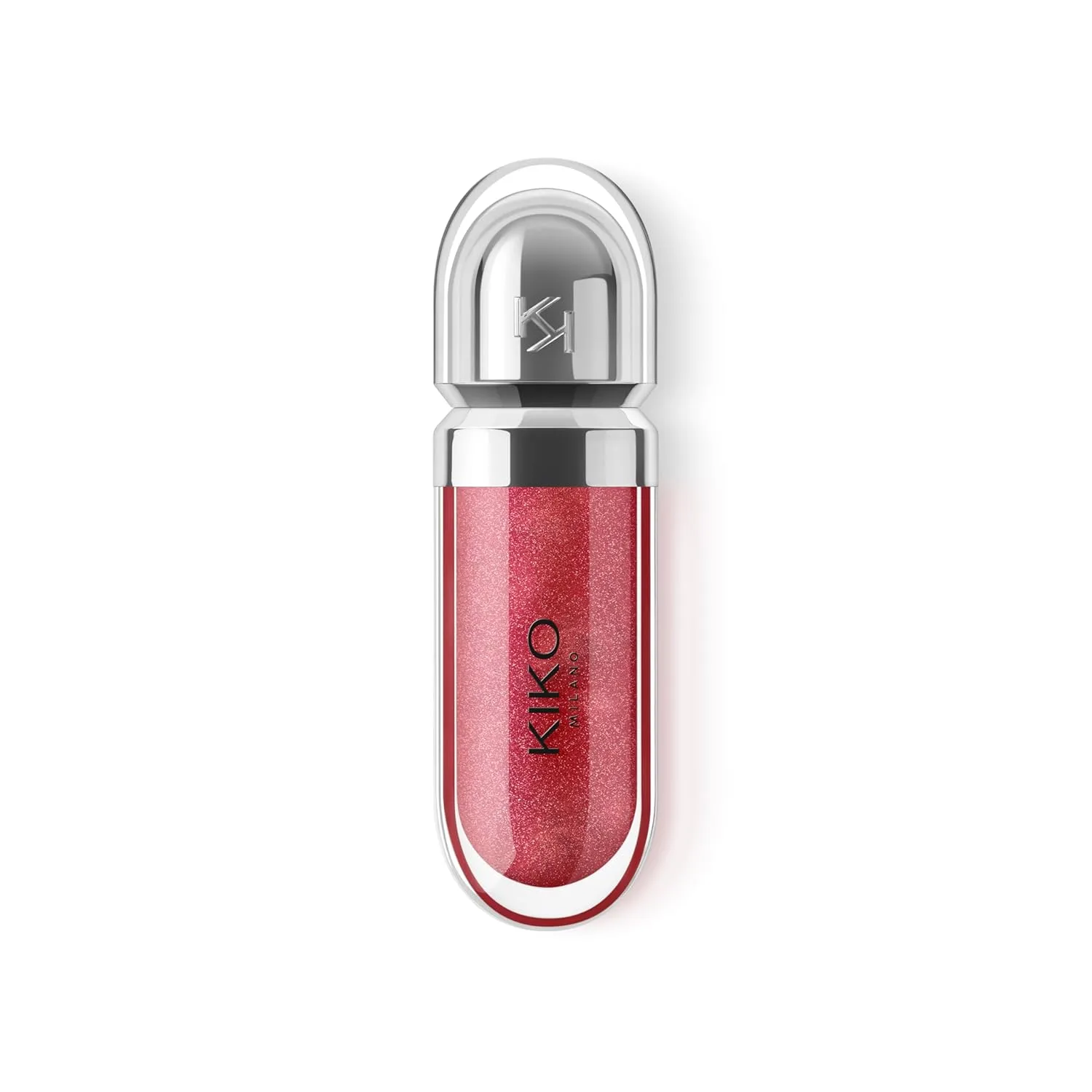 Блеск для губ KIKO Milano 3D Hydra - сияющий, увлажняющий, придающий объем, нелипкий, питательный., 16 Iridescent Ruby — фото 3