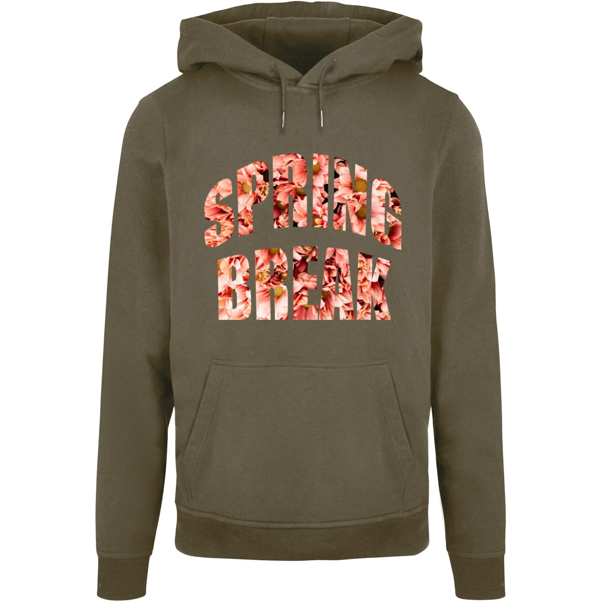 

Толстовка с капюшоном Merchcode " Merchcode Men's Spring Break 1 Basic Hoody", оливковый