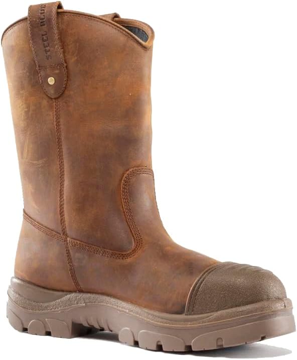 

Мужские защитные ботинки Steel Blue Heeler с усиленным носком, коричневые Steel Blue 100% Comfort