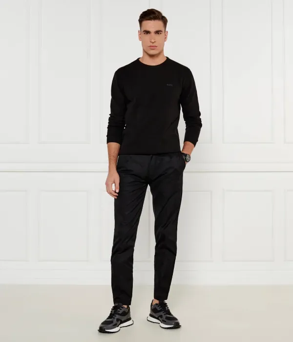 Футболка с длинным рукавом "Темпесто" regular fit Boss Orange, черный — фото 2